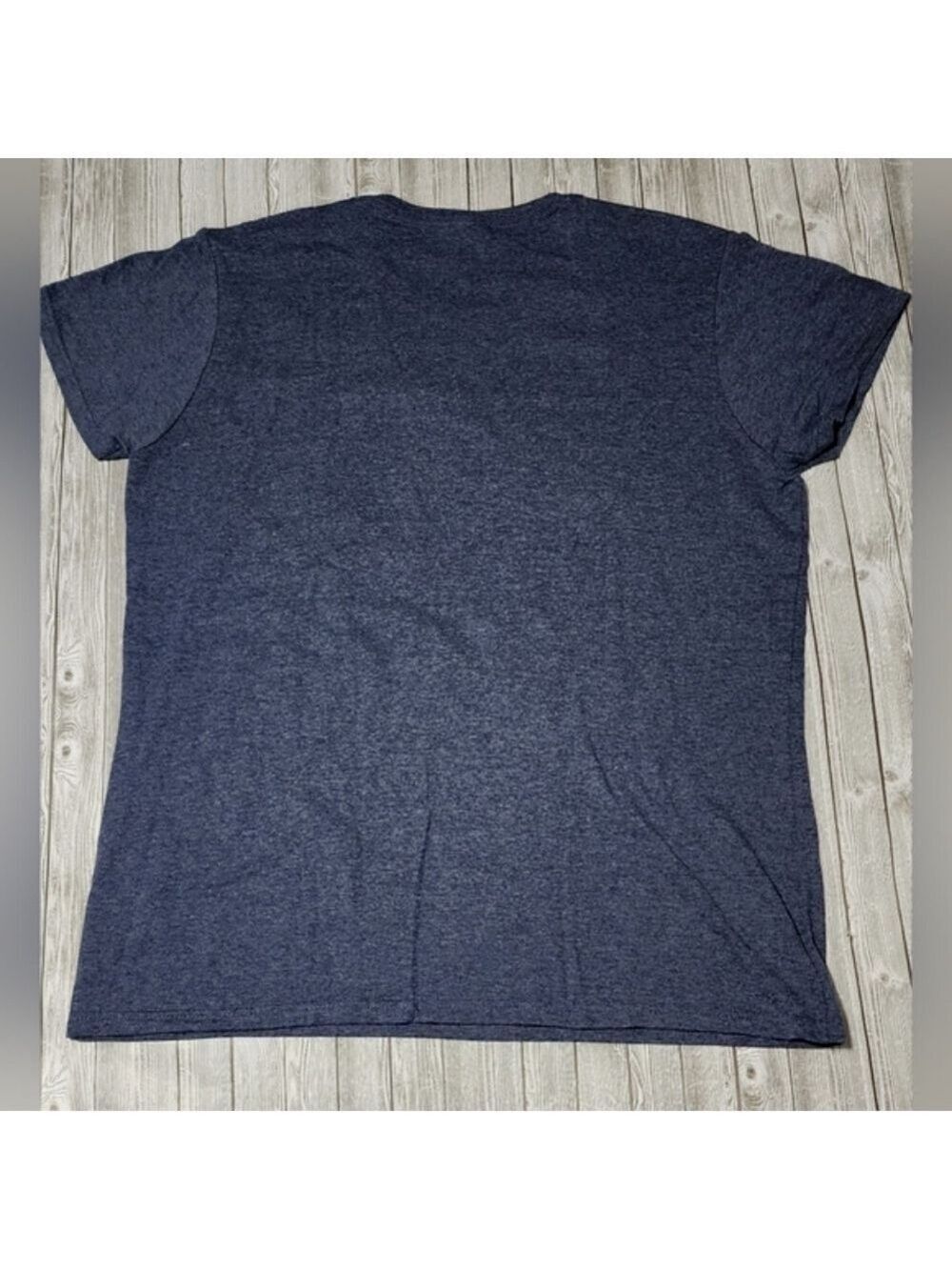 Gildan Women's Heathered Blue Extra Fries Tee Large - New Without Tags - Picture 2 of 2